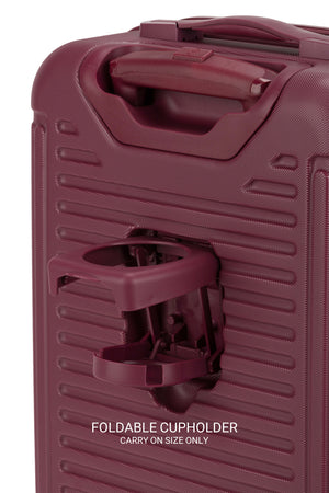 SWISSGEAR Summit Reserve Carry On Spinner in Pomegranate