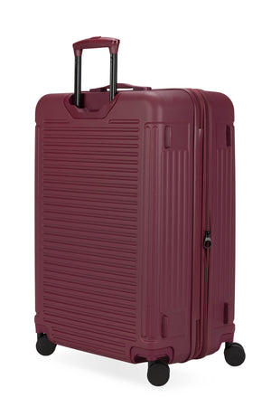 SWISSGEAR Summit Reserve Large Checked Spinner in Pomegranate