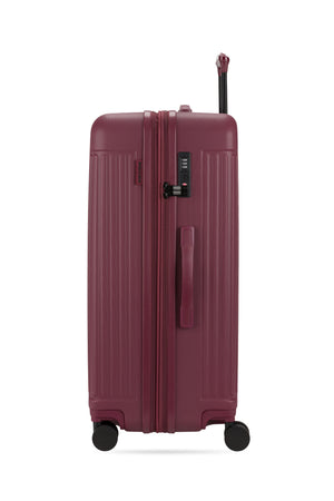 SWISSGEAR Summit Reserve Large Checked Spinner in Pomegranate