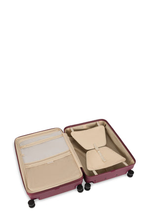 SWISSGEAR Summit Reserve Large Checked Spinner in Pomegranate