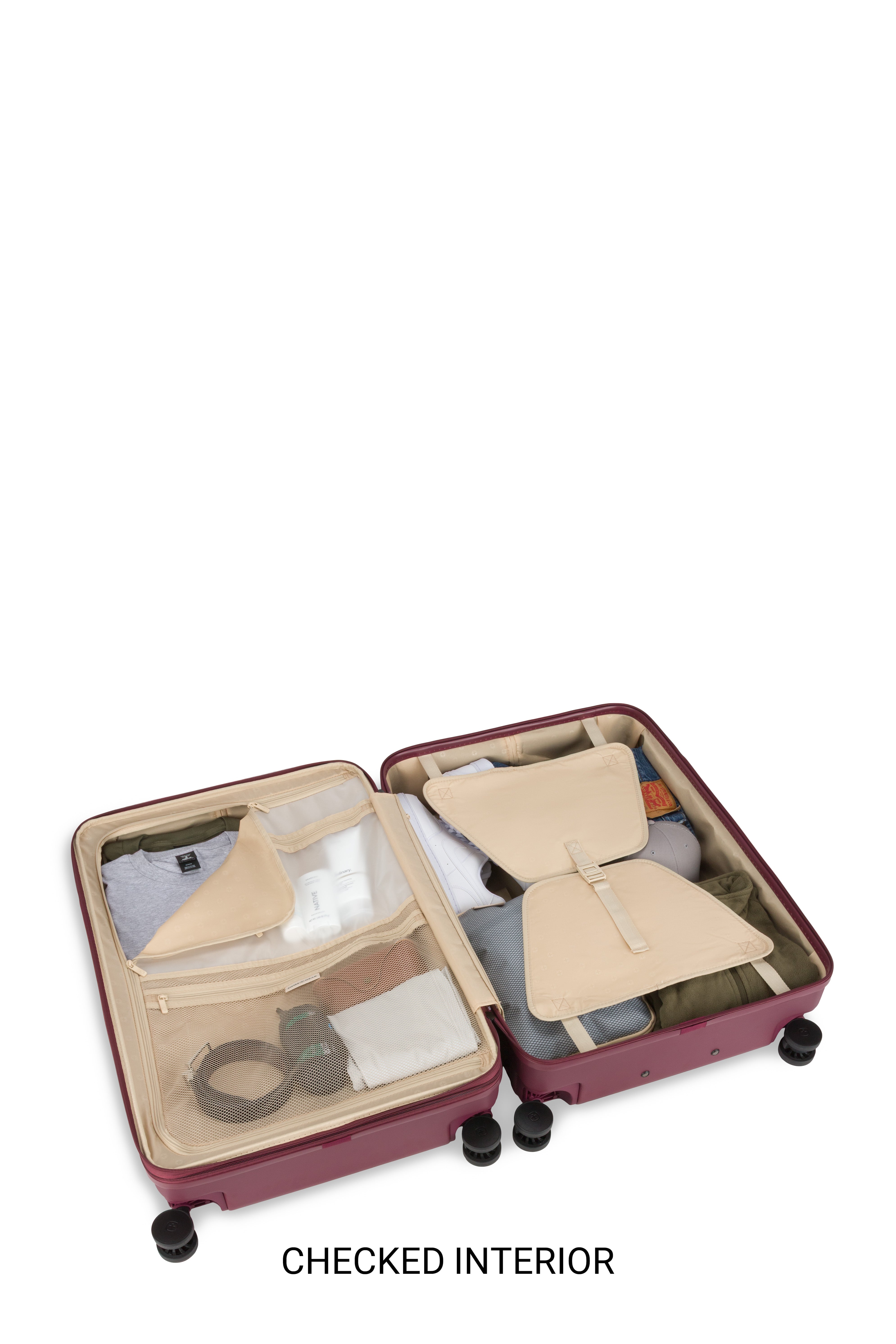 SWISSGEAR Summit Reserve 2-Piece Spinner Set in Pomegranate