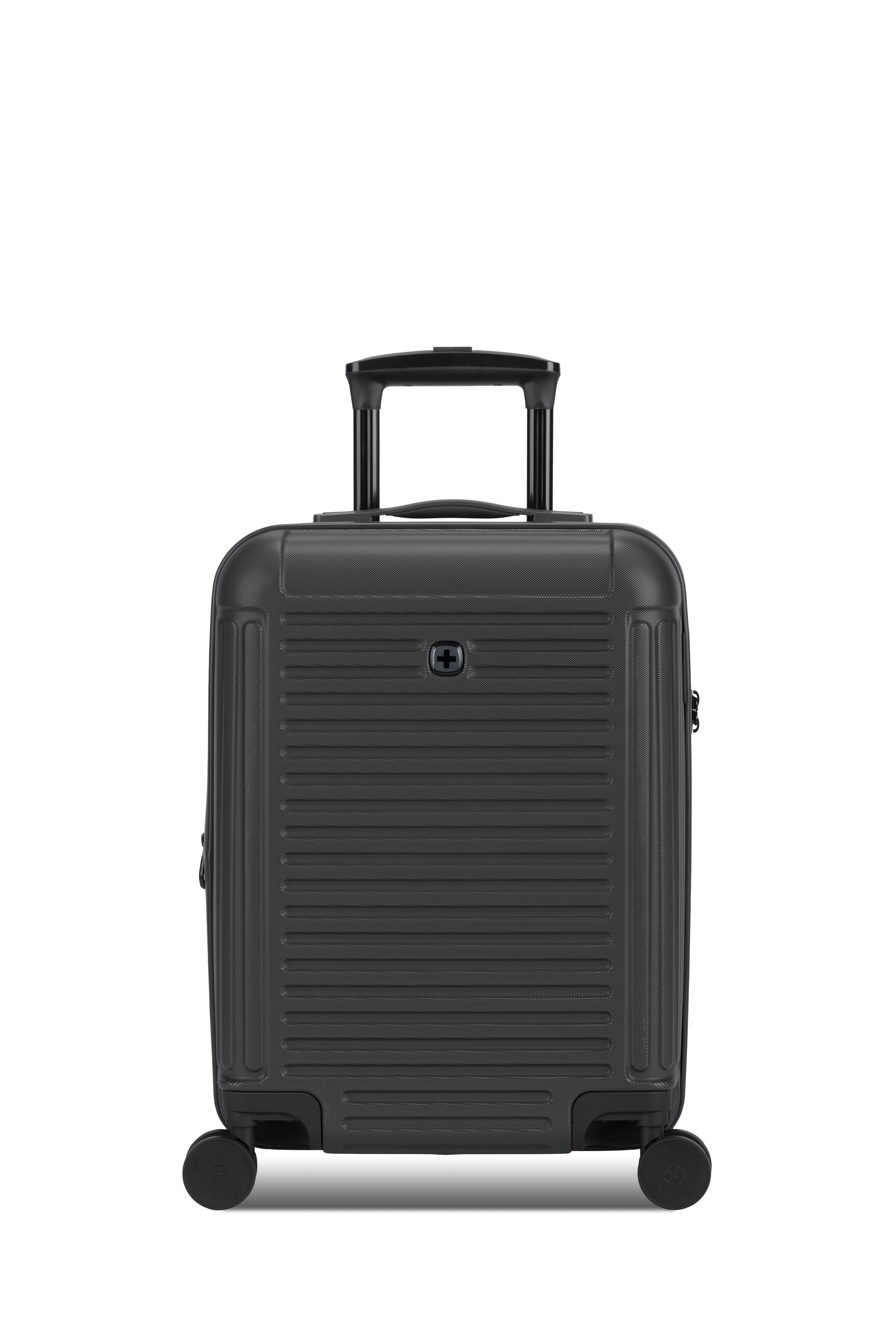SWISSGEAR Summit Reserve Carry On Spinner in Black