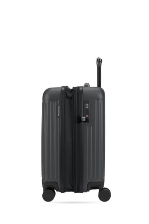 SWISSGEAR Summit Reserve Carry On Spinner in Black
