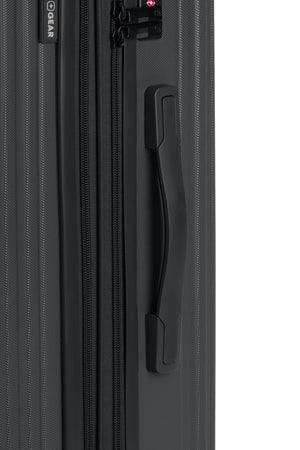 SWISSGEAR Summit Reserve Medium Checked Spinner in Black