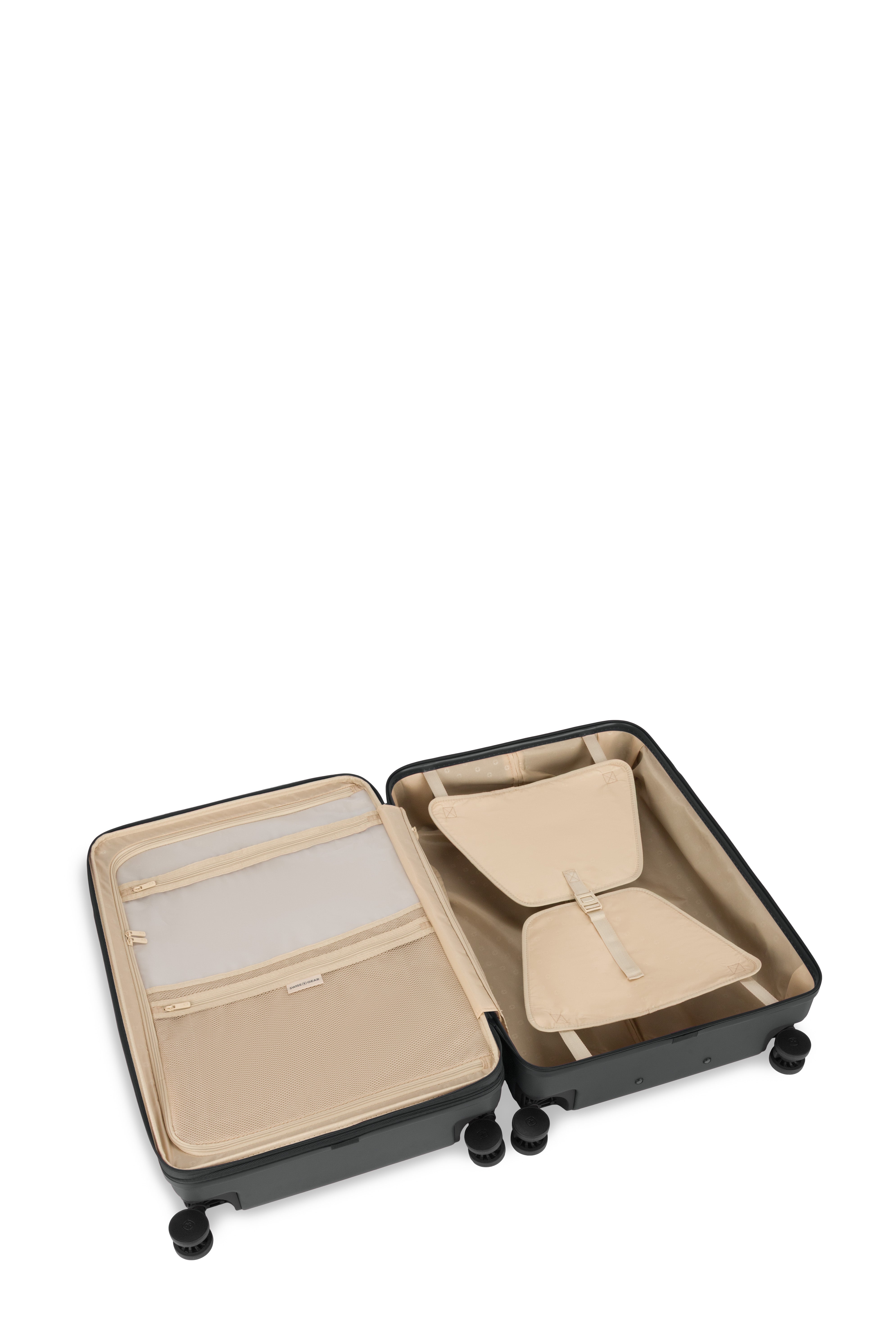 SWISSGEAR Summit Reserve Large Checked Spinner in Black