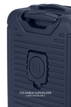 SWISSGEAR Summit Reserve Carry On Spinner in Midnight Harvest