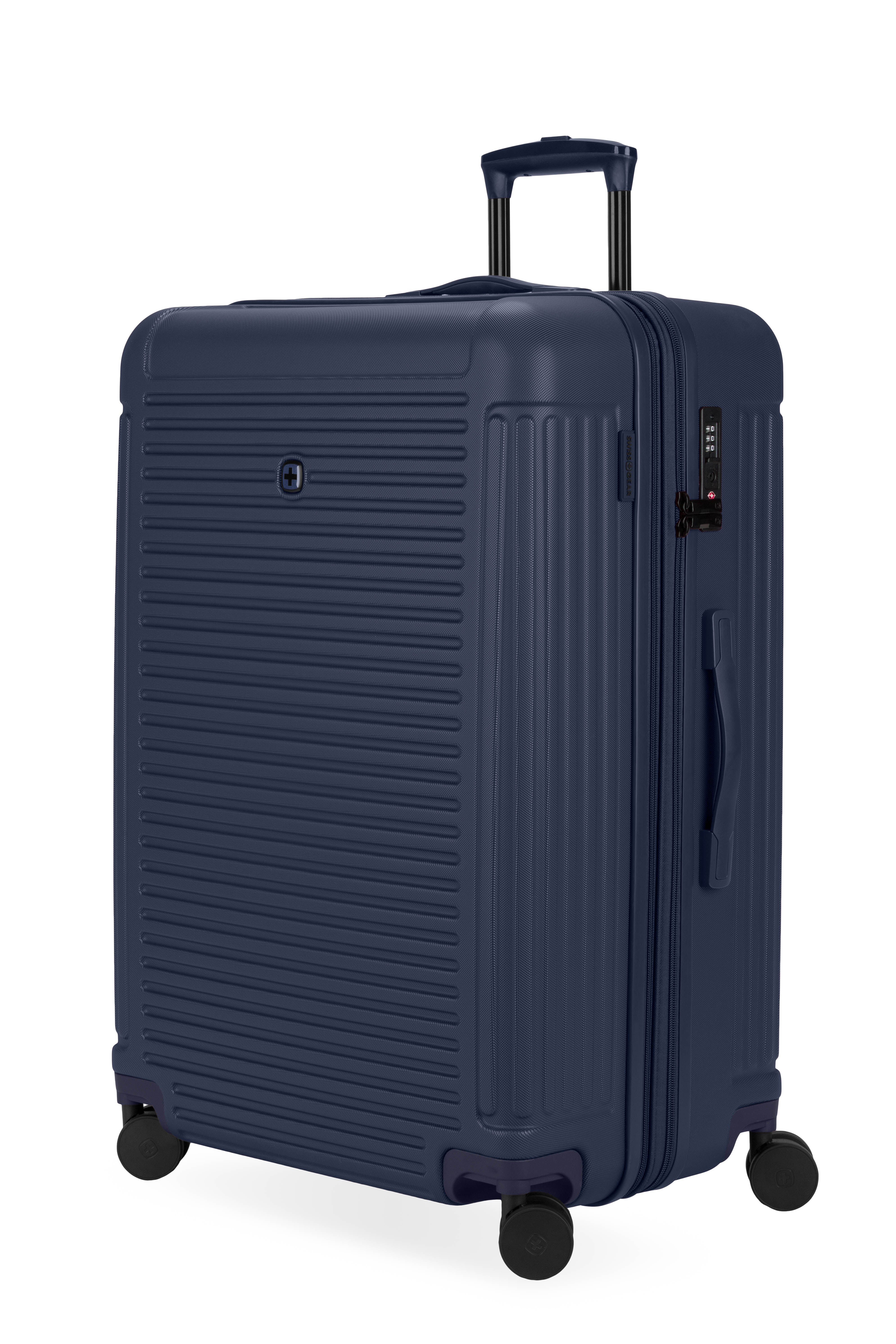 SWISSGEAR Summit Reserve Large Checked Spinner in Midnight Harvest