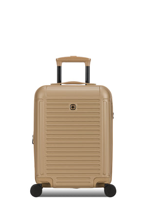 SWISSGEAR Summit Reserve Carry On Spinner in Caramel
