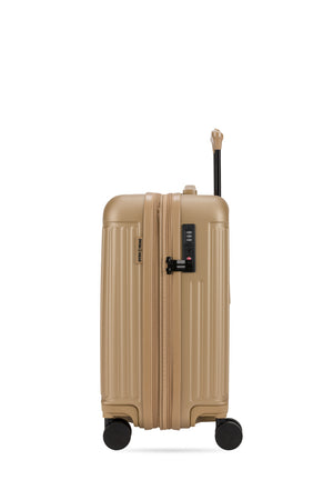 SWISSGEAR Summit Reserve Carry On Spinner in Caramel
