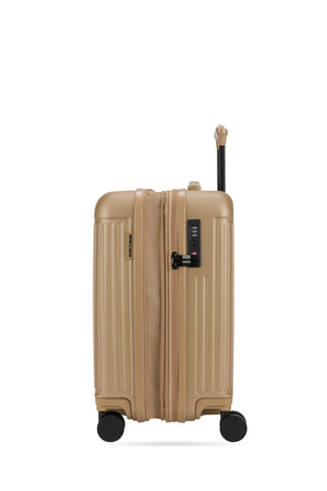 SWISSGEAR Summit Reserve Carry On Spinner in Caramel
