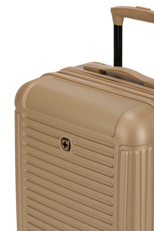 SWISSGEAR Summit Reserve Carry On Spinner in Caramel