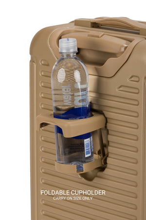 SWISSGEAR Summit Reserve Carry On Spinner in Caramel