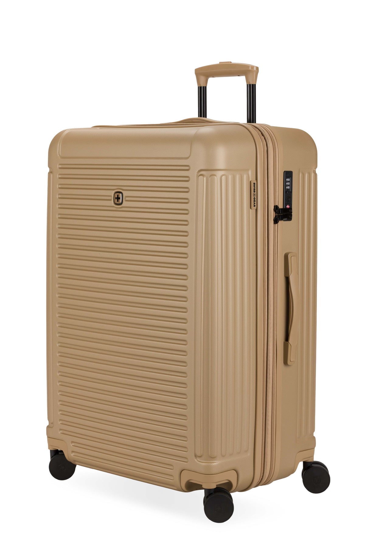 SWISSGEAR Summit Reserve Large Checked Spinner - Caramel - 01