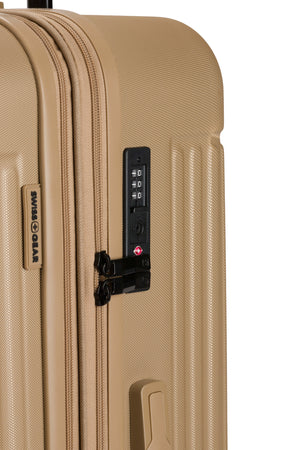 SWISSGEAR  Summit Reserve Large Checked Spinner in Caramel