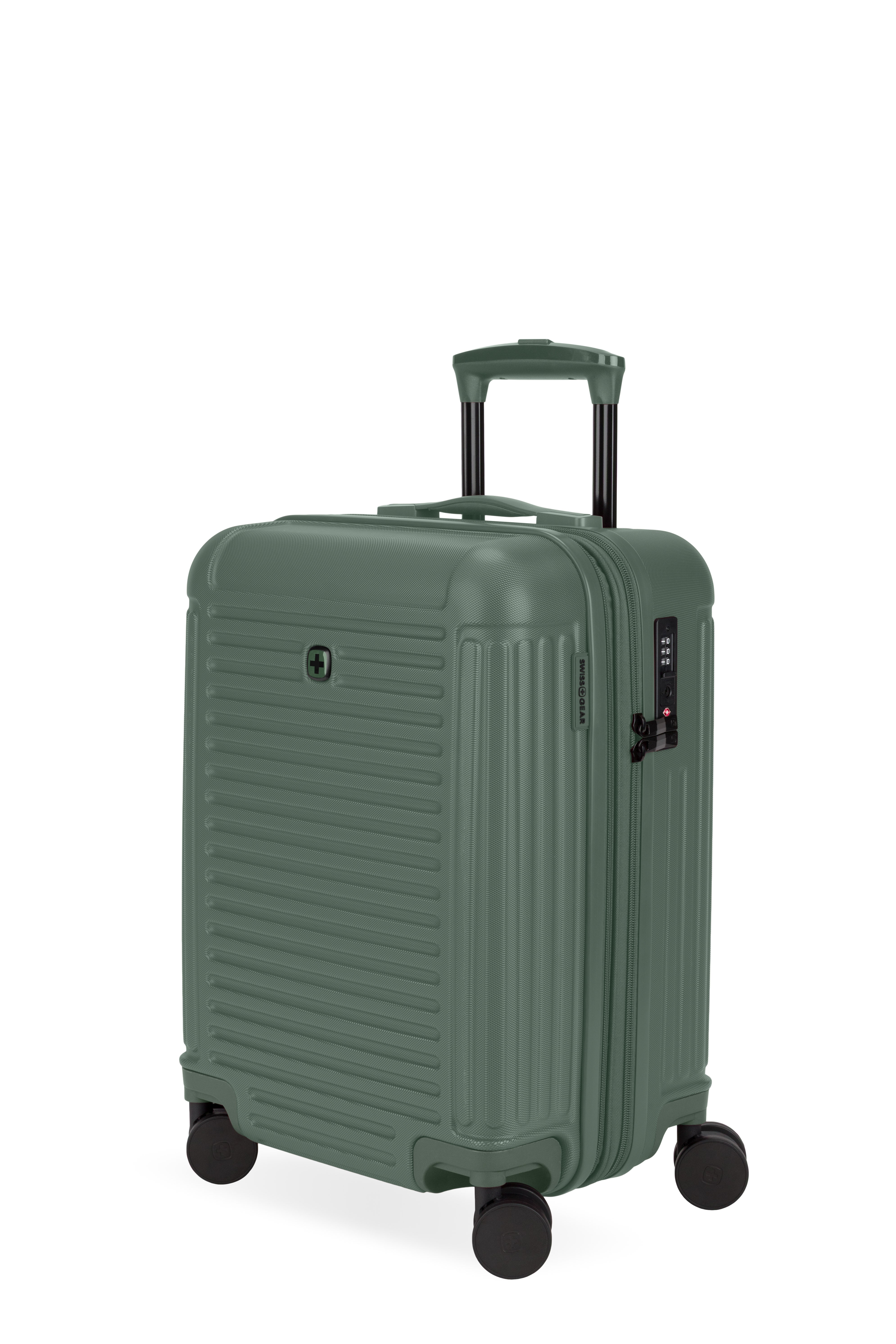 SWISSGEAR Summit Reserve Carry On Spinner - Evergreen - 01