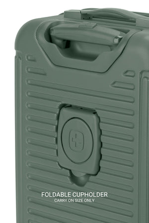SWISSGEAR Summit Reserve Carry On Spinner in Evergreen