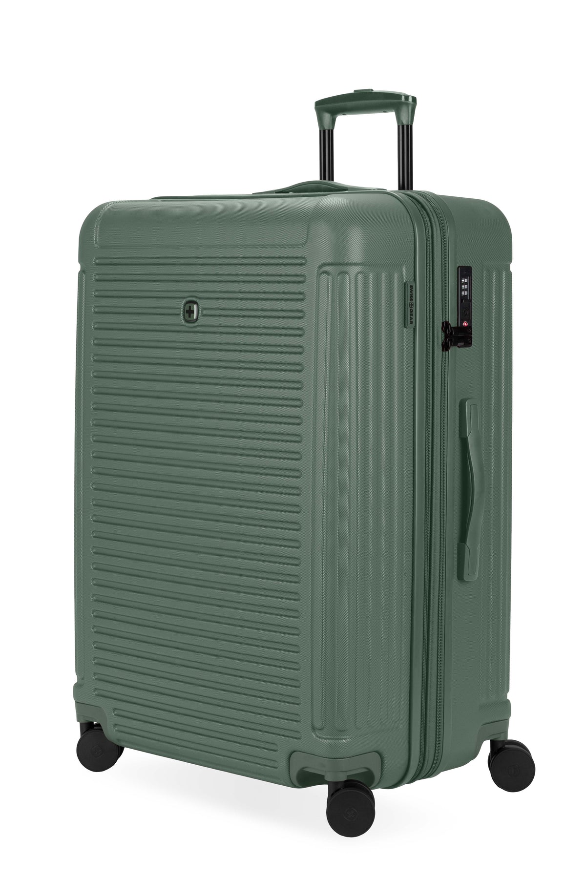 SWISSGEAR Summit Reserve Large Checked Spinner - Evergreen - 01