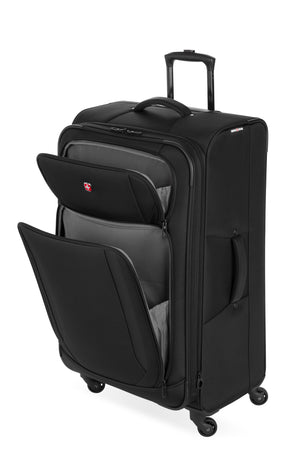 SWISSGEAR 7090 Large Checked Spinner in Black