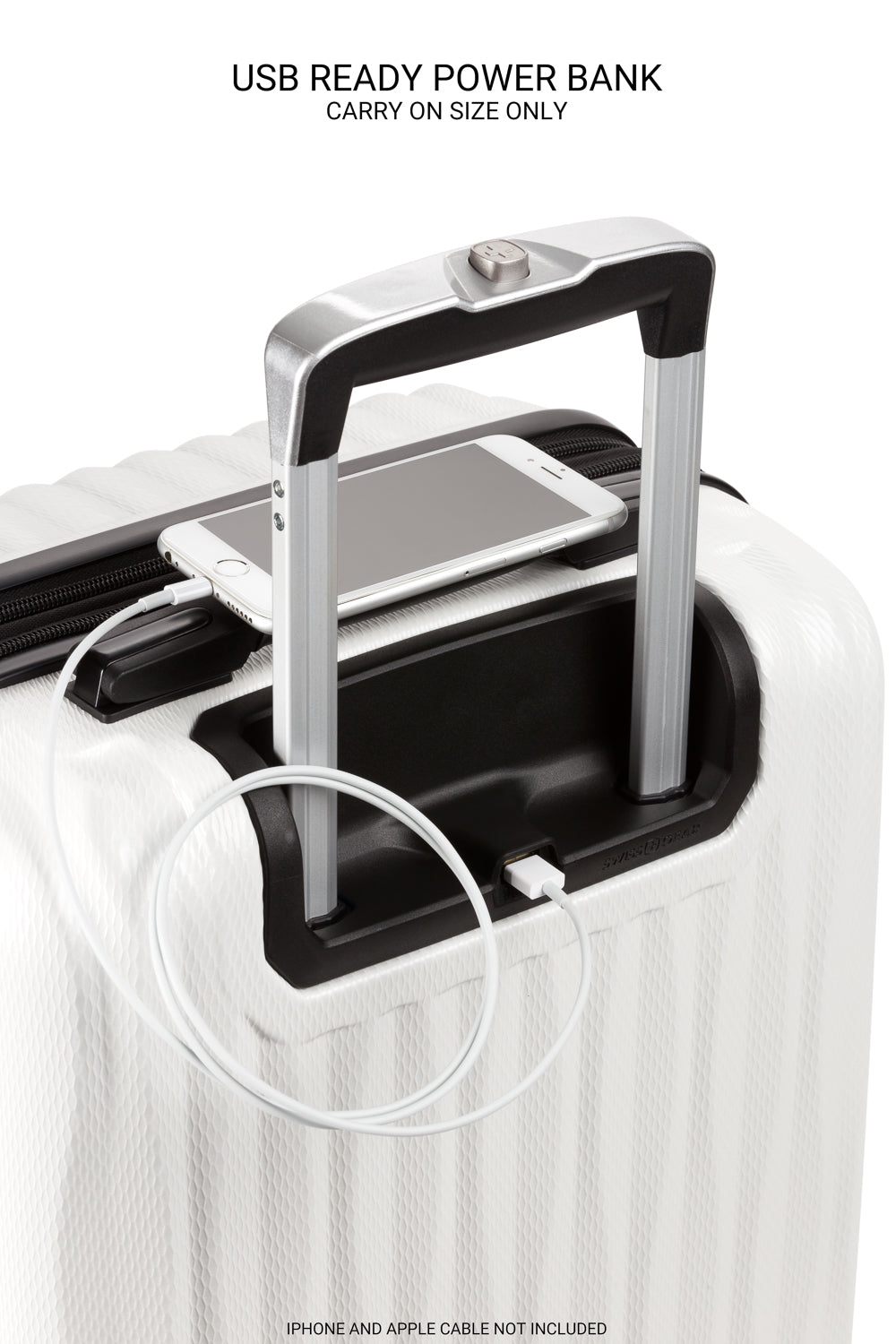 SWISSGEAR Energie Carry-On Spinner - White - 06