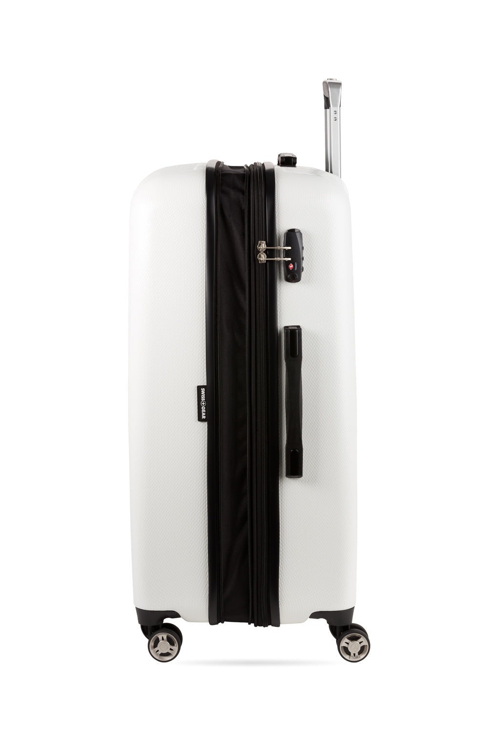 SWISSGEAR Energie Large Checked Spinner - White - 05