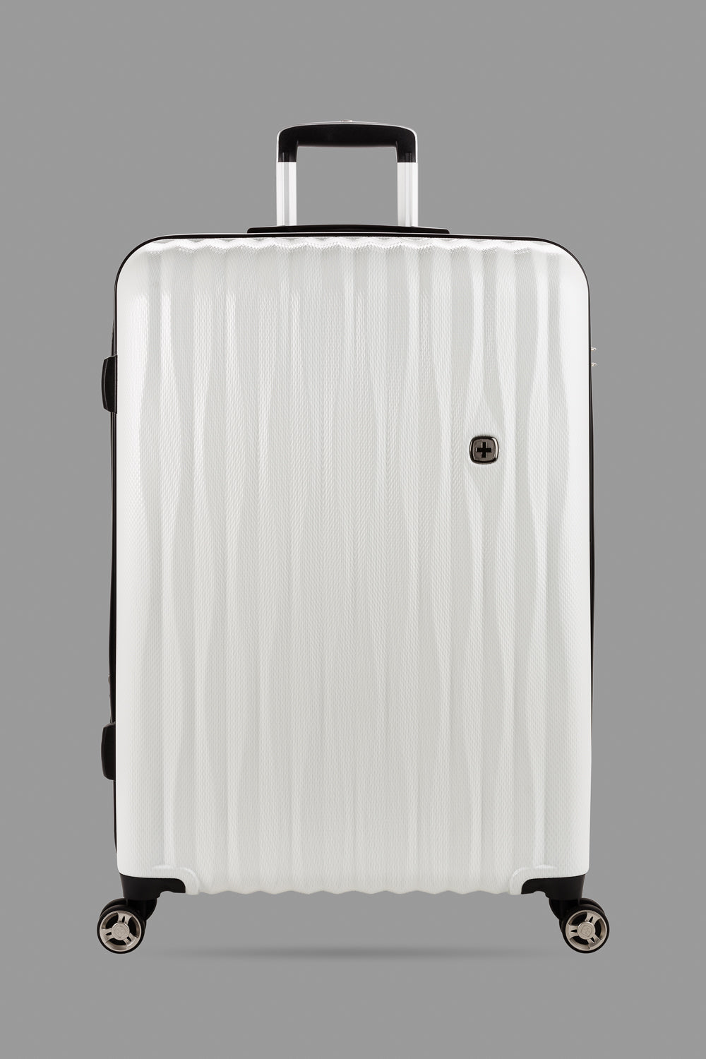 SWISSGEAR Energie Large Checked Spinner - White - 12