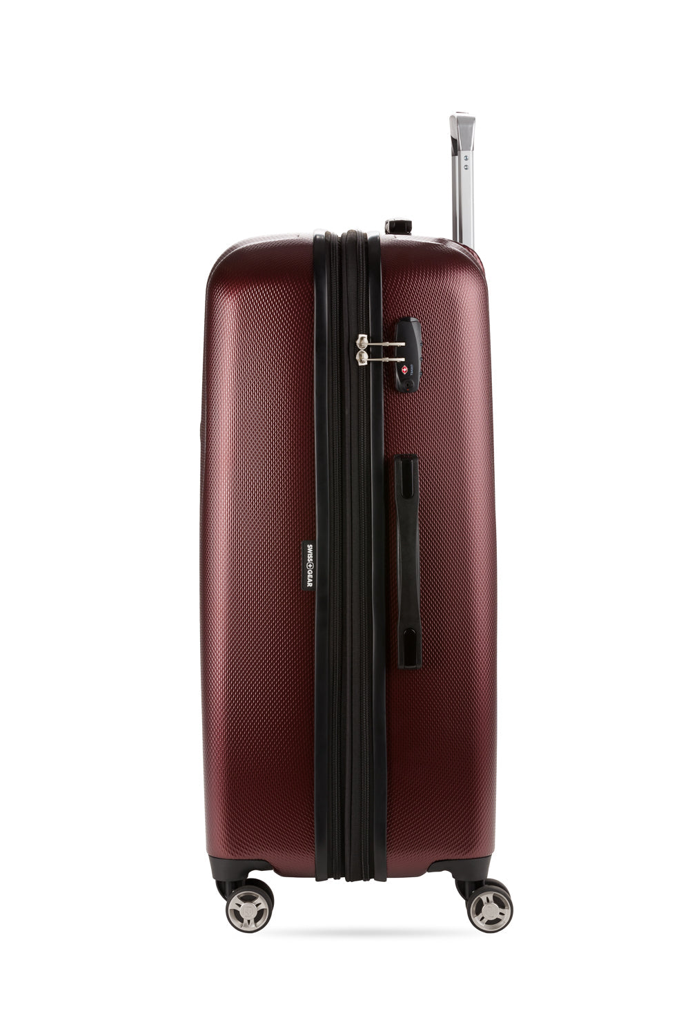 SWISSGEAR Energie Large Checked Spinner - Merlot - 03