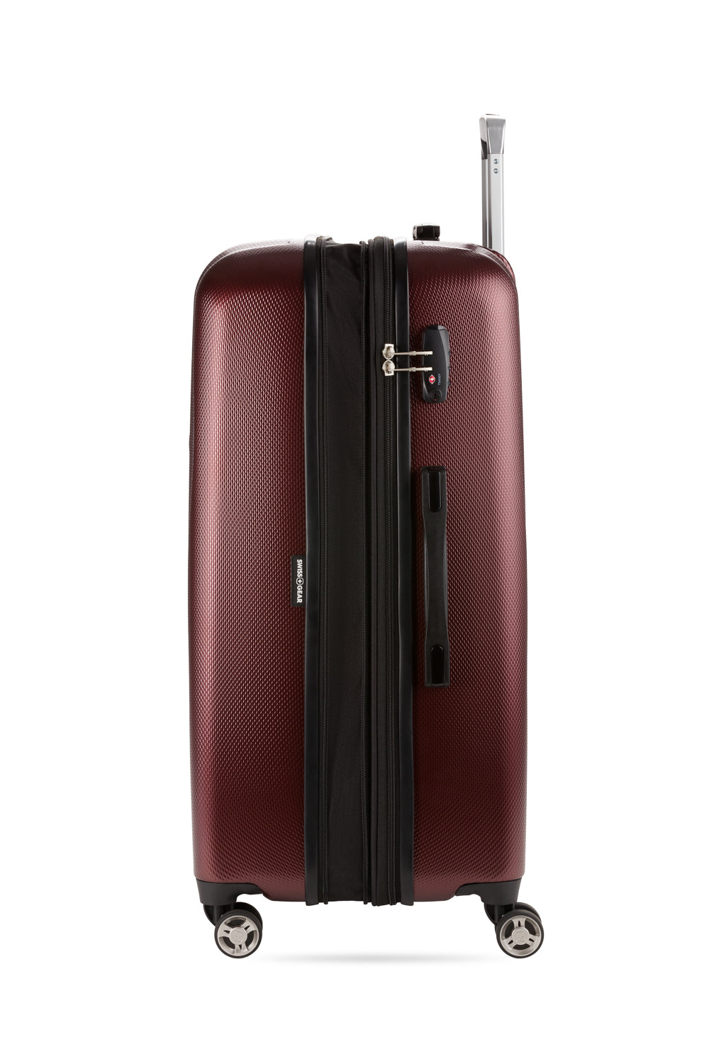 SWISSGEAR Energie Large Checked Spinner - Merlot - 04