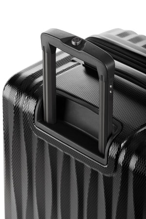 Energie Expandable Spinner 2 Piece Trunk Set - Black Retractable, telescopic handle