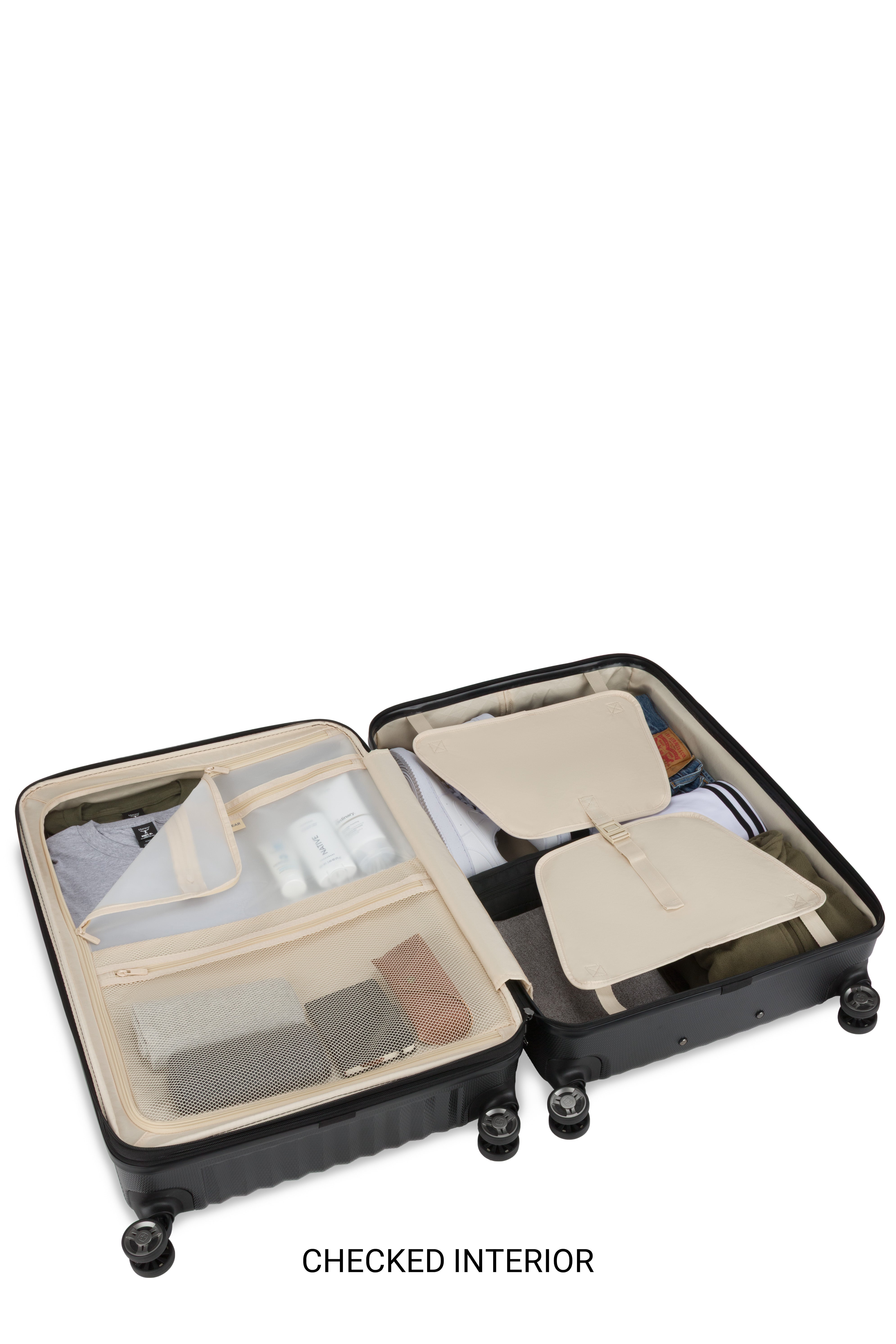 SWISSGEAR Energie 3-Piece Spinner Set in Limited Edition Black