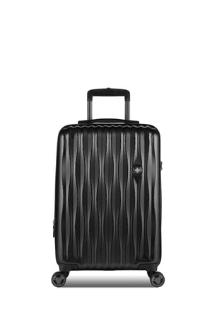 SWISSGEAR Energie Carry On Spinner in Limited Edition Black