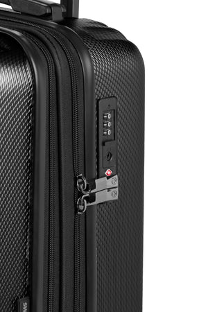 SWISSGEAR Energie Carry On Spinner in Limited Edition Black