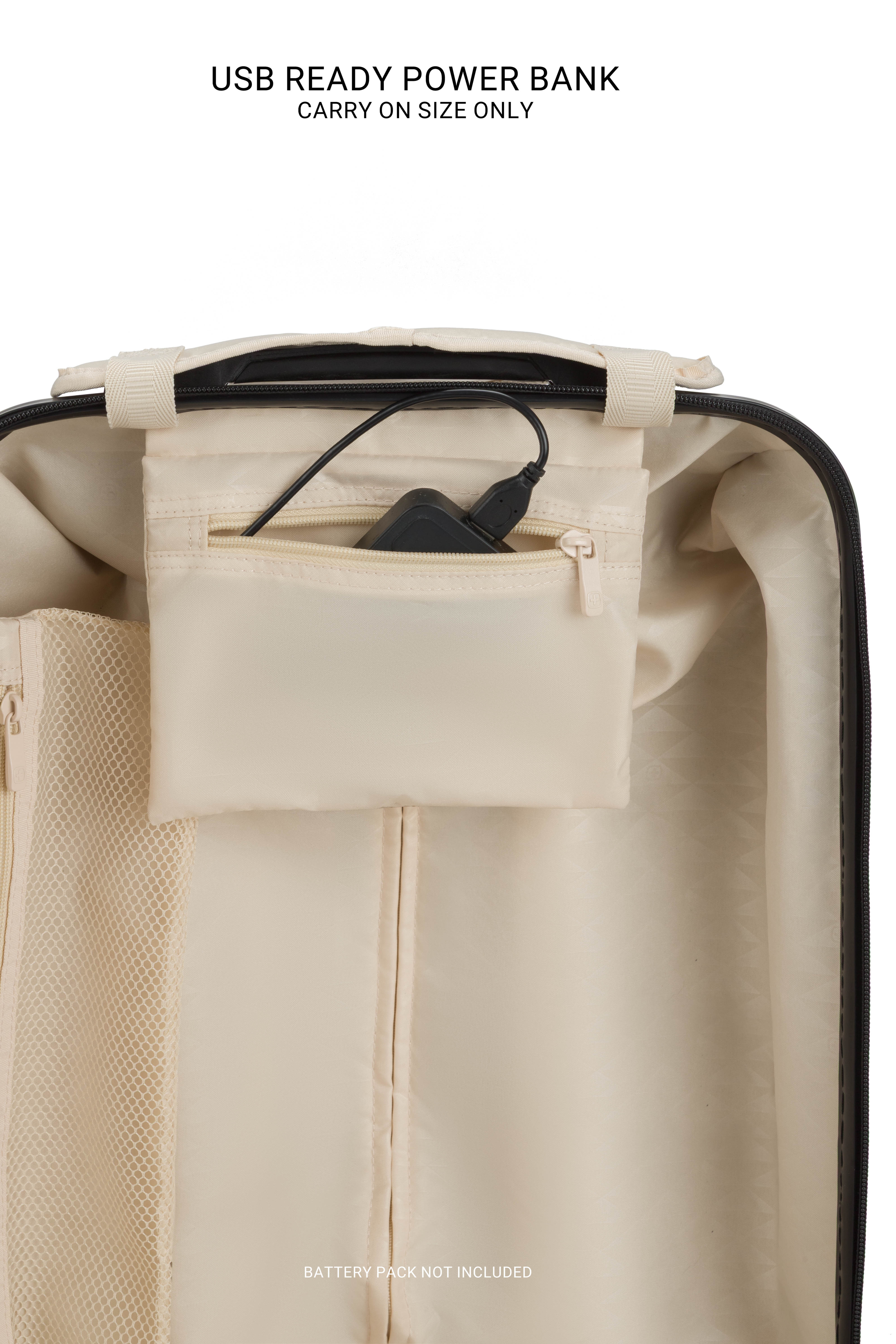 SWISSGEAR Energie Carry-On Spinner - Black - LE - 07