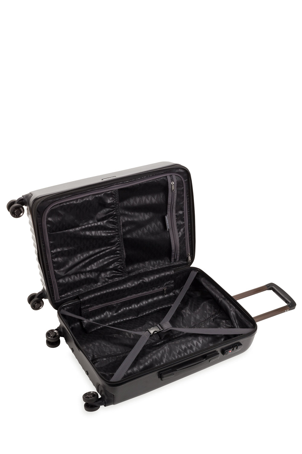 SWISSGEAR Energie Medium Checked Spinner - Black - 06