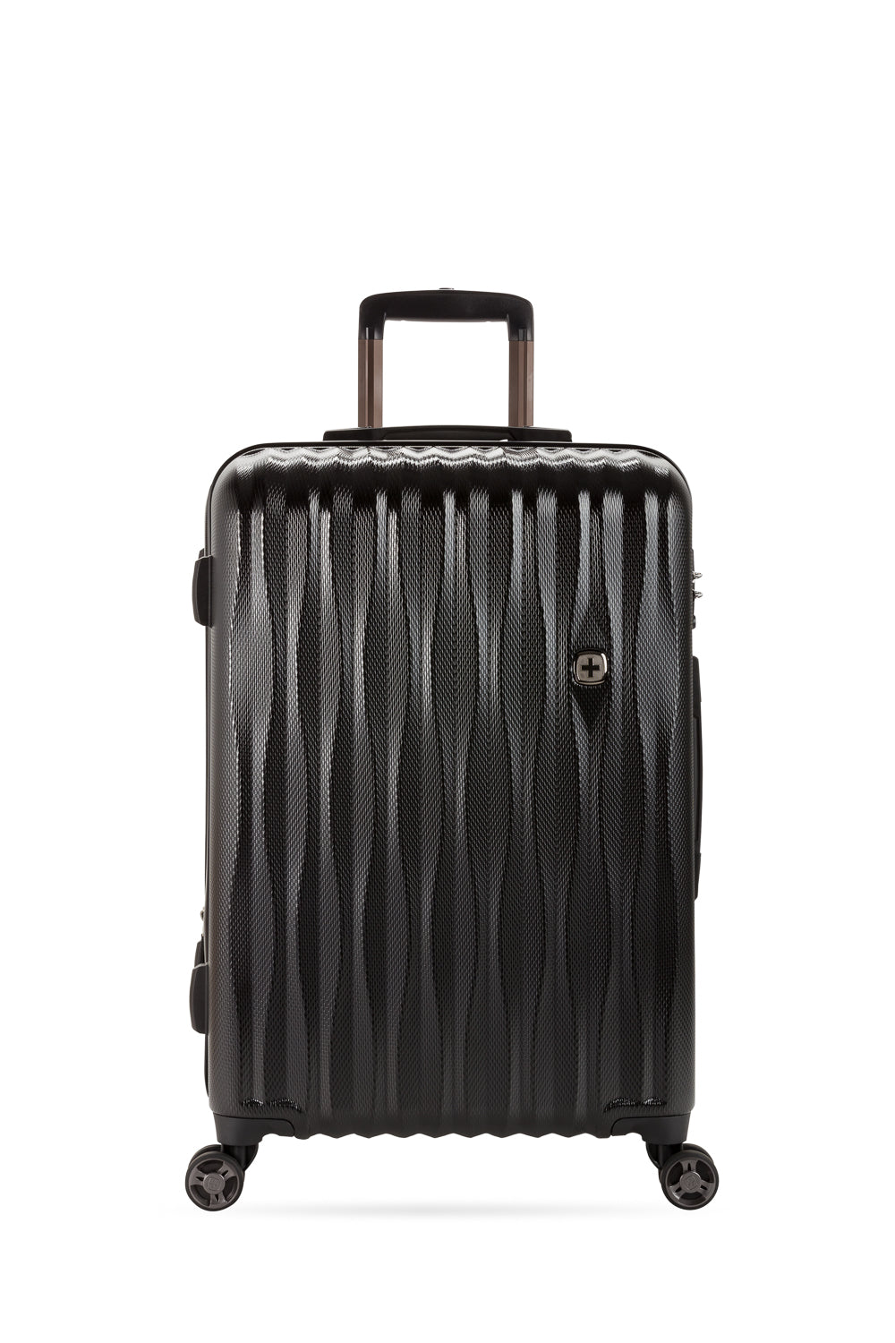 SWISSGEAR Energie Medium Checked Spinner - Black - 03