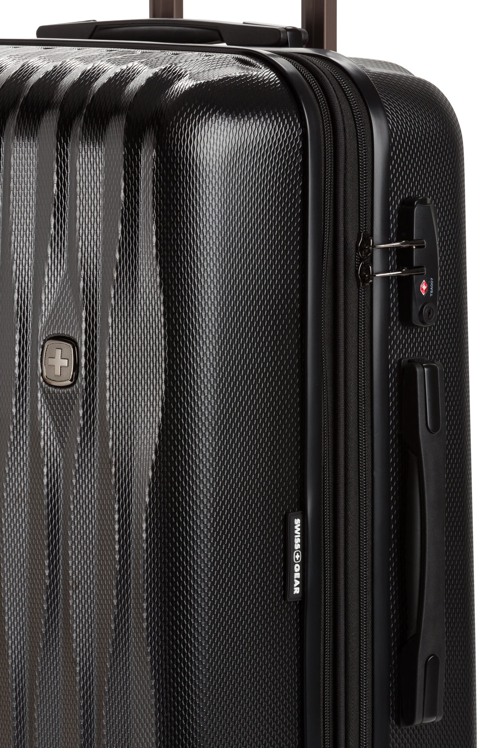 SWISSGEAR Energie Medium Checked Spinner - Black - 12