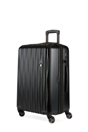 SWISSGEAR Energie Medium Checked Spinner in Limited Edition Black