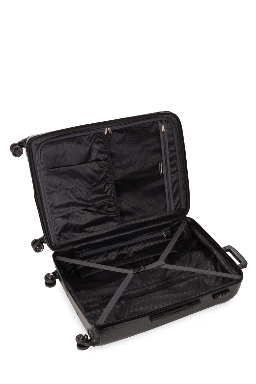 SWISSGEAR Energie Large Checked Spinner - Black - 06