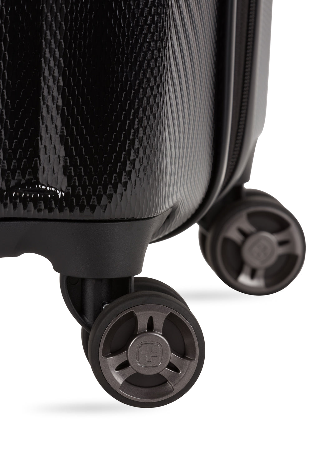 SWISSGEAR Energie Large Checked Spinner - Black - 11
