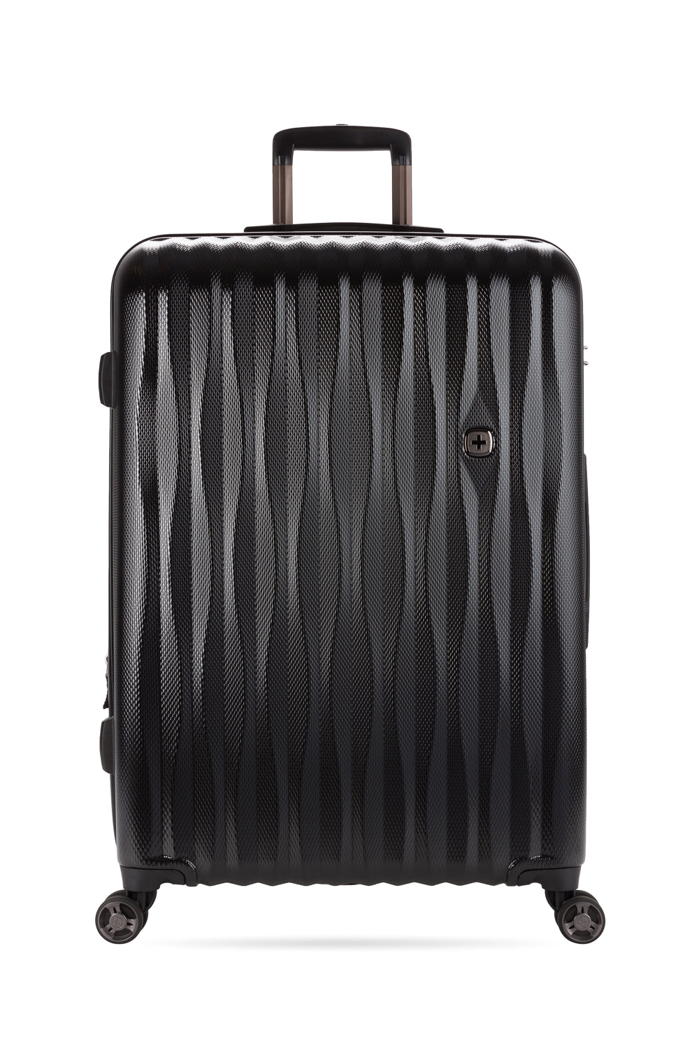 SWISSGEAR Energie Large Checked Spinner in Black