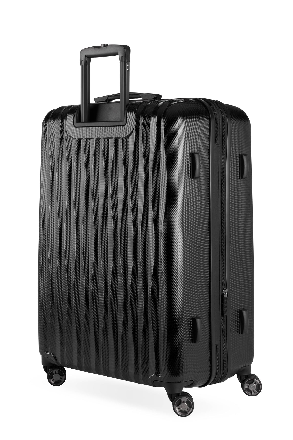 SWISSGEAR Energie Large Checked Spinner - Black - LE - 02