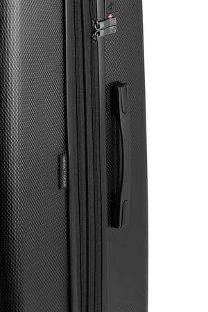 SWISSGEAR Energie Large Checked Spinner in Limited Black