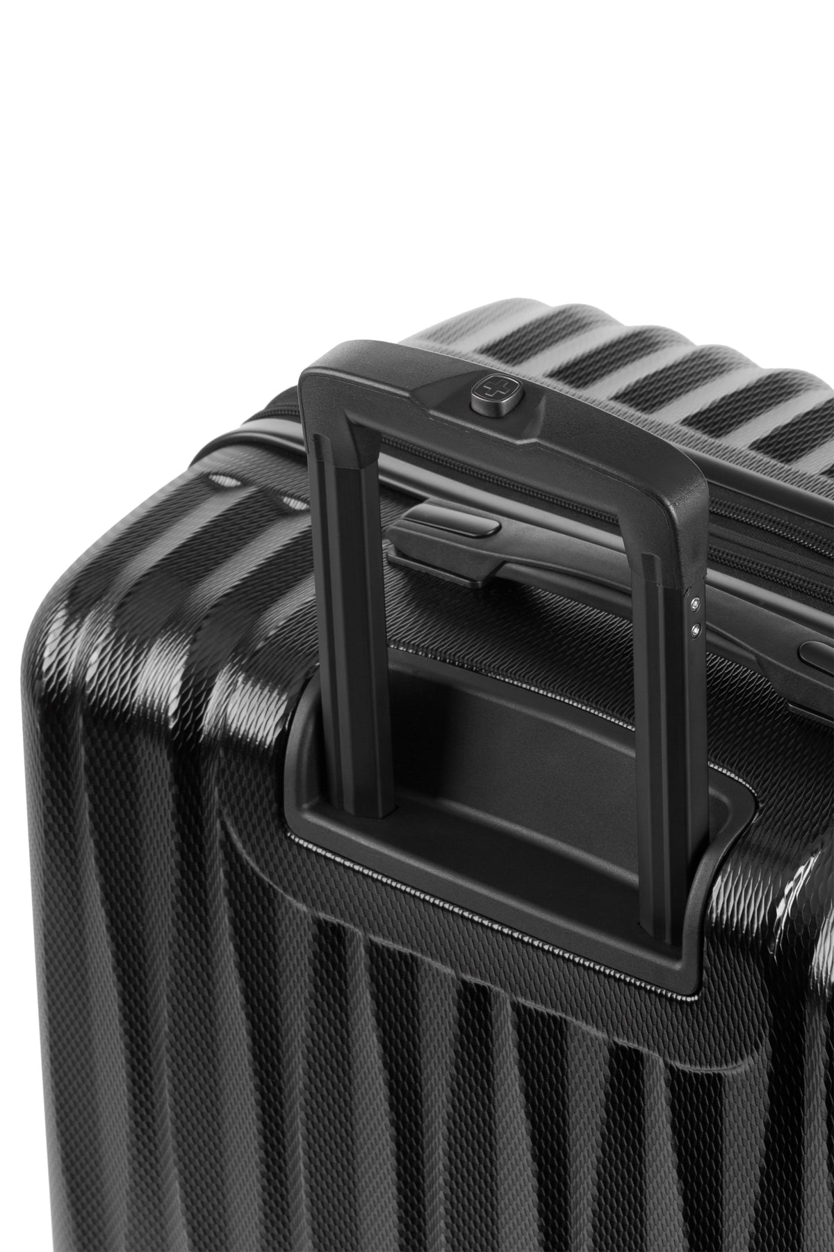 SWISSGEAR Energie Large Checked Spinner - Black - LE - 11