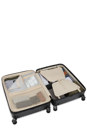 SWISSGEAR Energie Large Checked Spinner in Limited Black