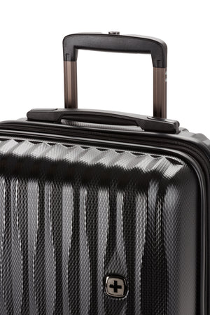 SWISSGEAR Energie 3-Piece Spinner Set in Black/Black