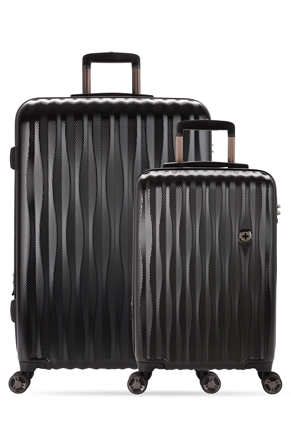 SWISSGEAR Energie 2-Piece Spinner Set - Black - 14
