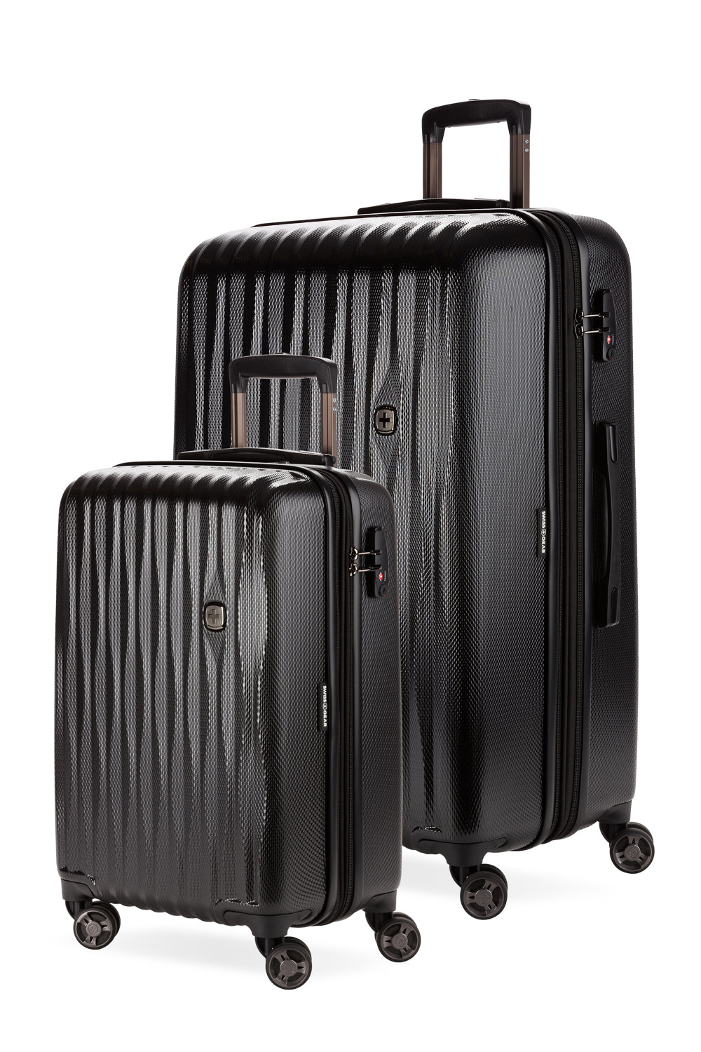 SWISSGEAR Energie 2-Piece Spinner Set - Black - 01