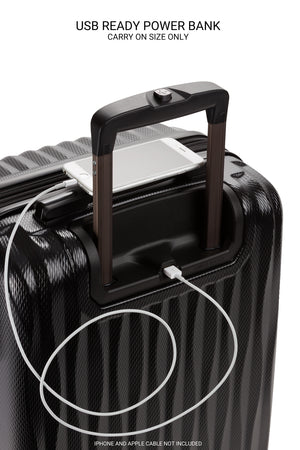 Swissgear 7272 Energie Expandable Hardside Spinner Luggage USB Port