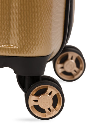 Swissgear 7272 Energie Expandable 3pc Hardside Spinner Luggage Eight 360-degree, multi-directional spinner wheels 