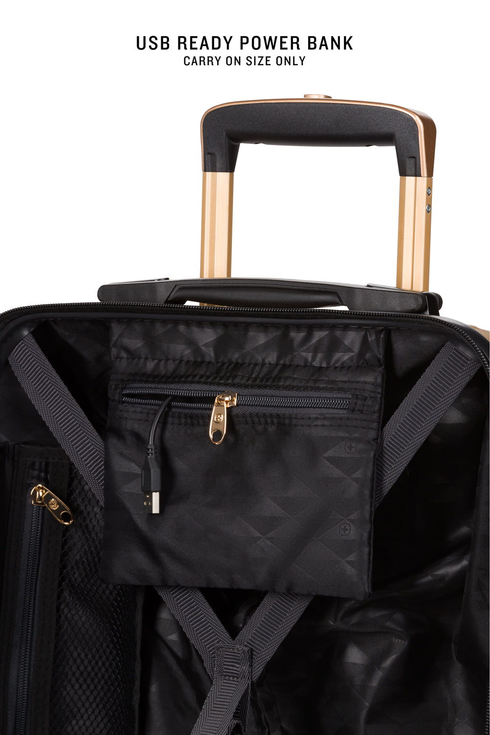 SWISSGEAR Energie Carry-On Spinner - Gold - 10