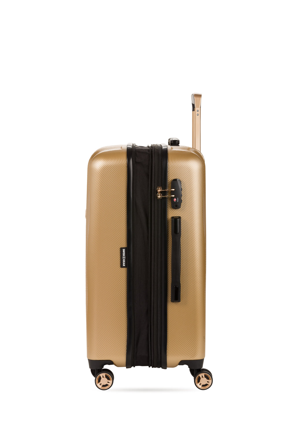 SWISSGEAR Energie Medium Checked Spinner - Gold - 04